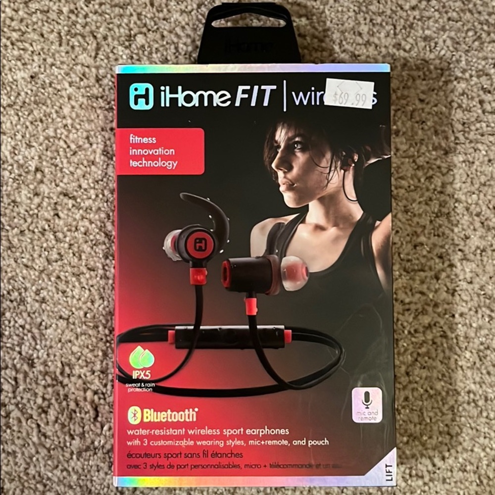 Ihome fit wireless headphones